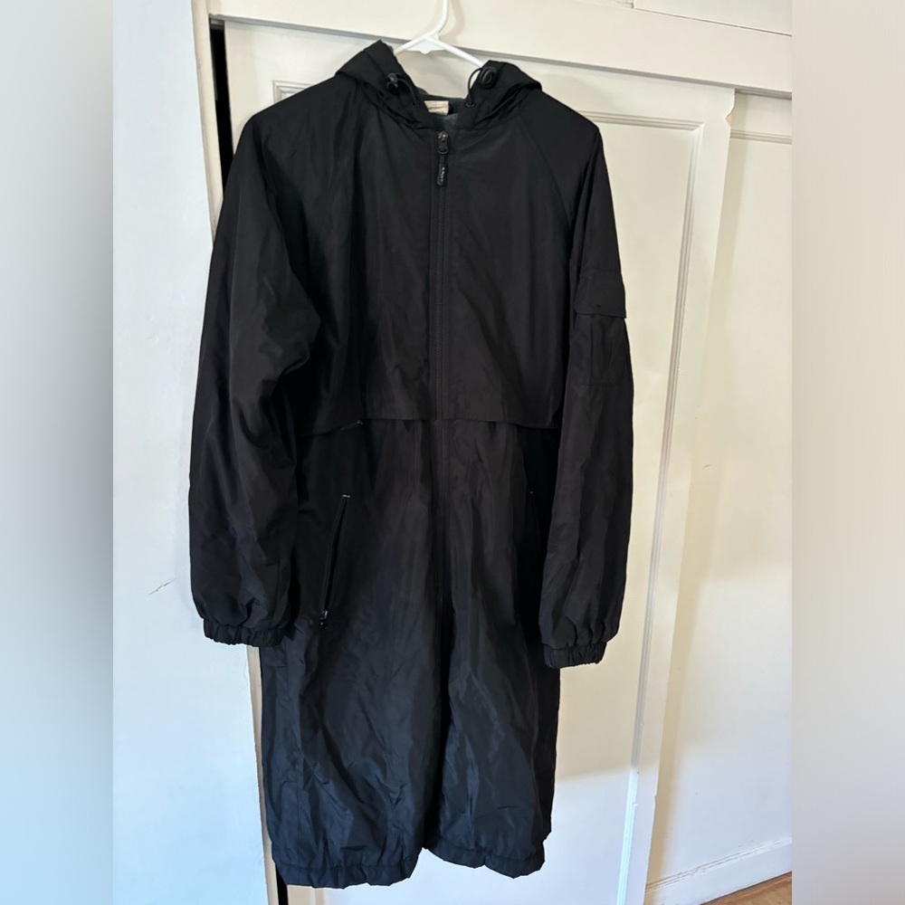 Sporti Adult XS Black Comfort Fleece-Lined Swim Parka